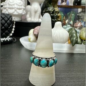 Turquoise 925 Sterling Silver Women's Ring
